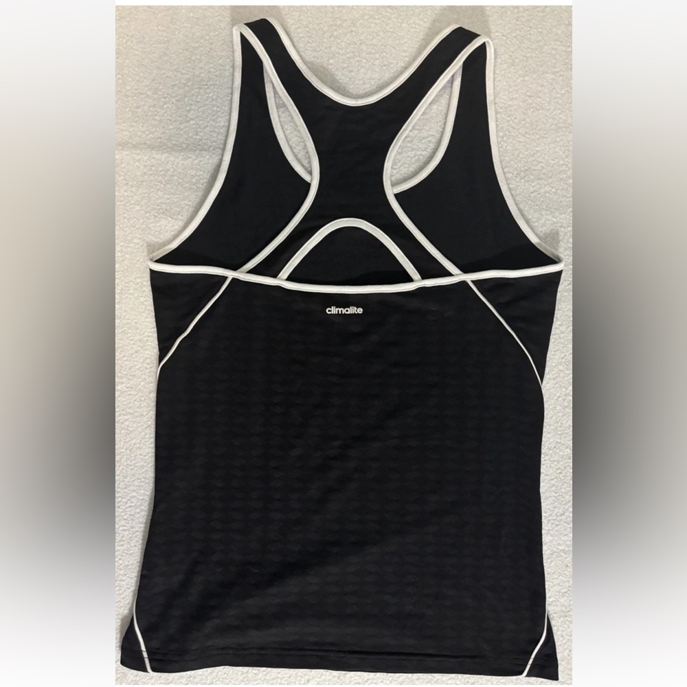 Adidas Climalite Woman’s Club Tennis Tank Top Black Size S - Picture 2 of 4